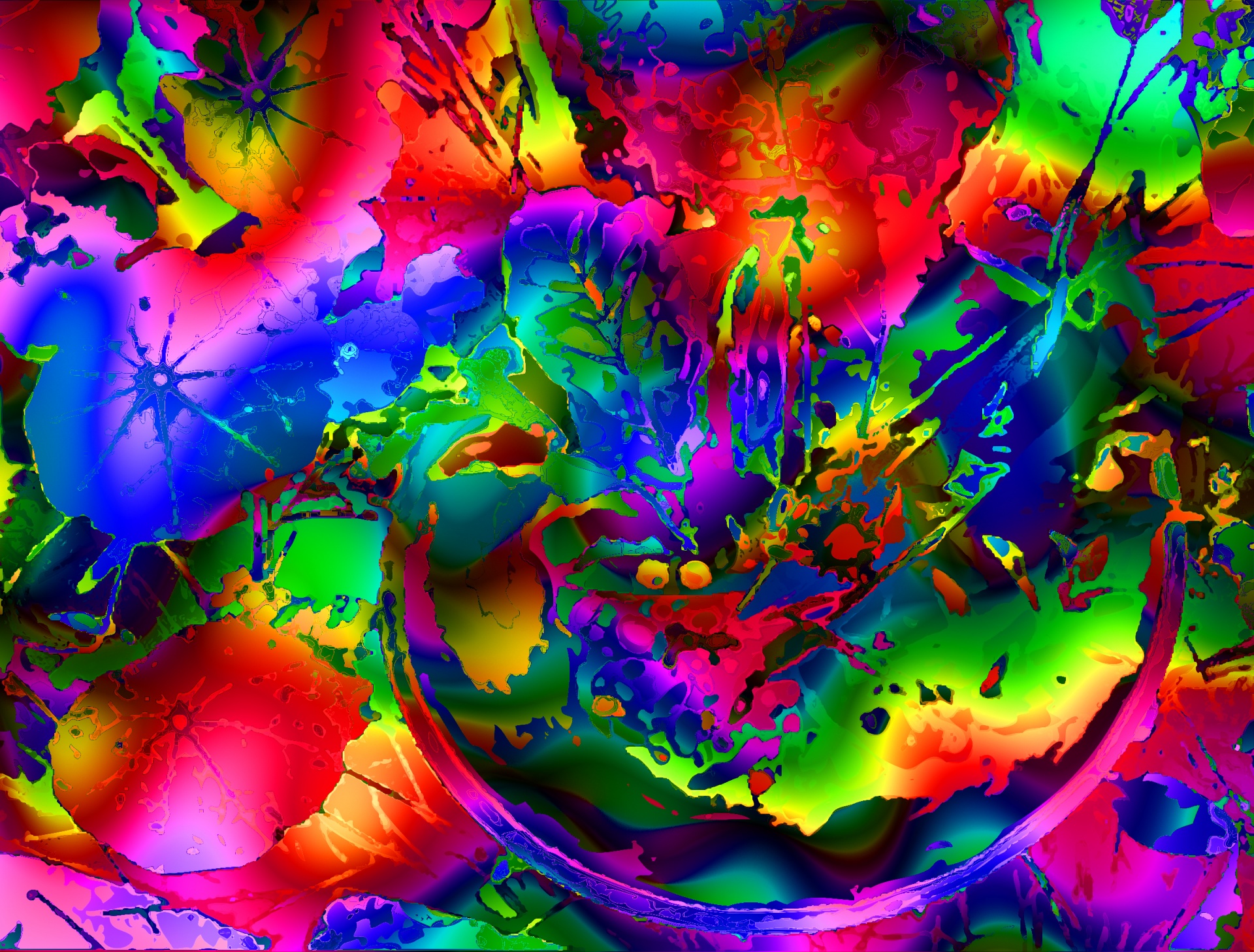Psychedelic Colorful Background 2 Free Stock Photo ...
