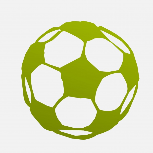 Pelota de futbol verde Stock de Foto gratis - Public Domain Pictures