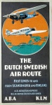 Cartel del vintage del transporte aéreo