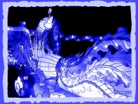Dragon albastru