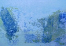 蓝色树荫油漆纹理