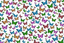 Fondo de mariposas