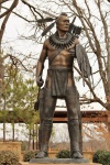 Chickasaw Warrior Bronze Statue