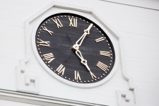 Clock face on clock tower