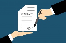 Firma de contrato