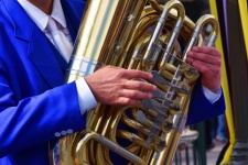 Dixieland Band Tuba Player