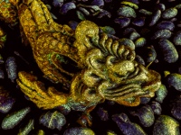 Dragon Figure Golden Art
