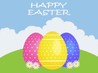 Velikonoční vejce barevné ilustrace