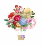 Flowers Vintage Basket