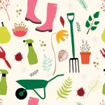 Instrumente pentru grădină Cute Backgrou