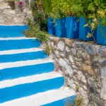Greek stairs outside