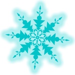 Green snowflake