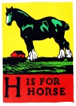 H ist für Pferd ABC 1923