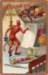 Halloween-Teufel-Menü