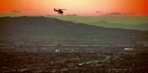 Helicopter over LA