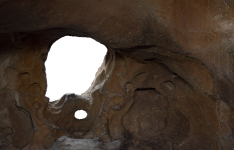 Hole v jeskyni Rock PNG