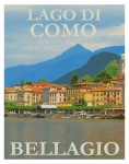 Cartel de viajes a italia