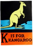 K è per Kangaroo ABC 1923