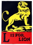 L je pro Lion ABC 1923