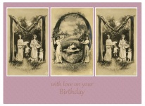 Mutter Vintage Geburtstagskarte