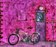Motorcykel Väggmålning