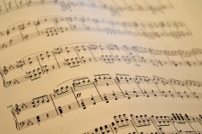 Music Score Sheet Vintage