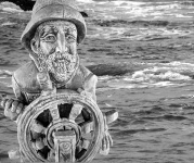Velho marinheiro e o mar