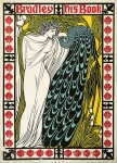 Peacock, femeie Vintage Poster