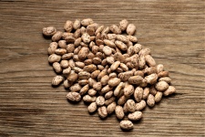 Pinto Beans On Wood Table