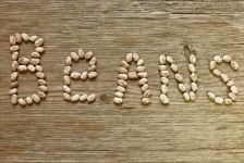Pinto Beans Pravopisné fazole na dřevo