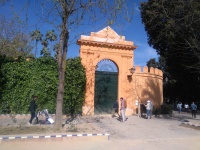 Rear Door Of The Alcazar