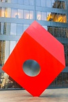Red Cube In New York