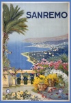 Sanremo Italien Travel Poster