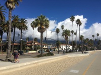 Santa Barbara Kalifornie pobřeží