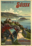 Туристический плакат Швейцарии