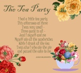 Poema Do Vintage Do Tea Party