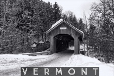Vermont Zimní plakát plakát