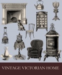 Vintage Victoriaanse woninginrichting
