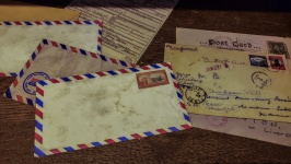 Letras e correio vintage