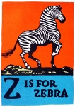Z es para Zebra ABC 1923