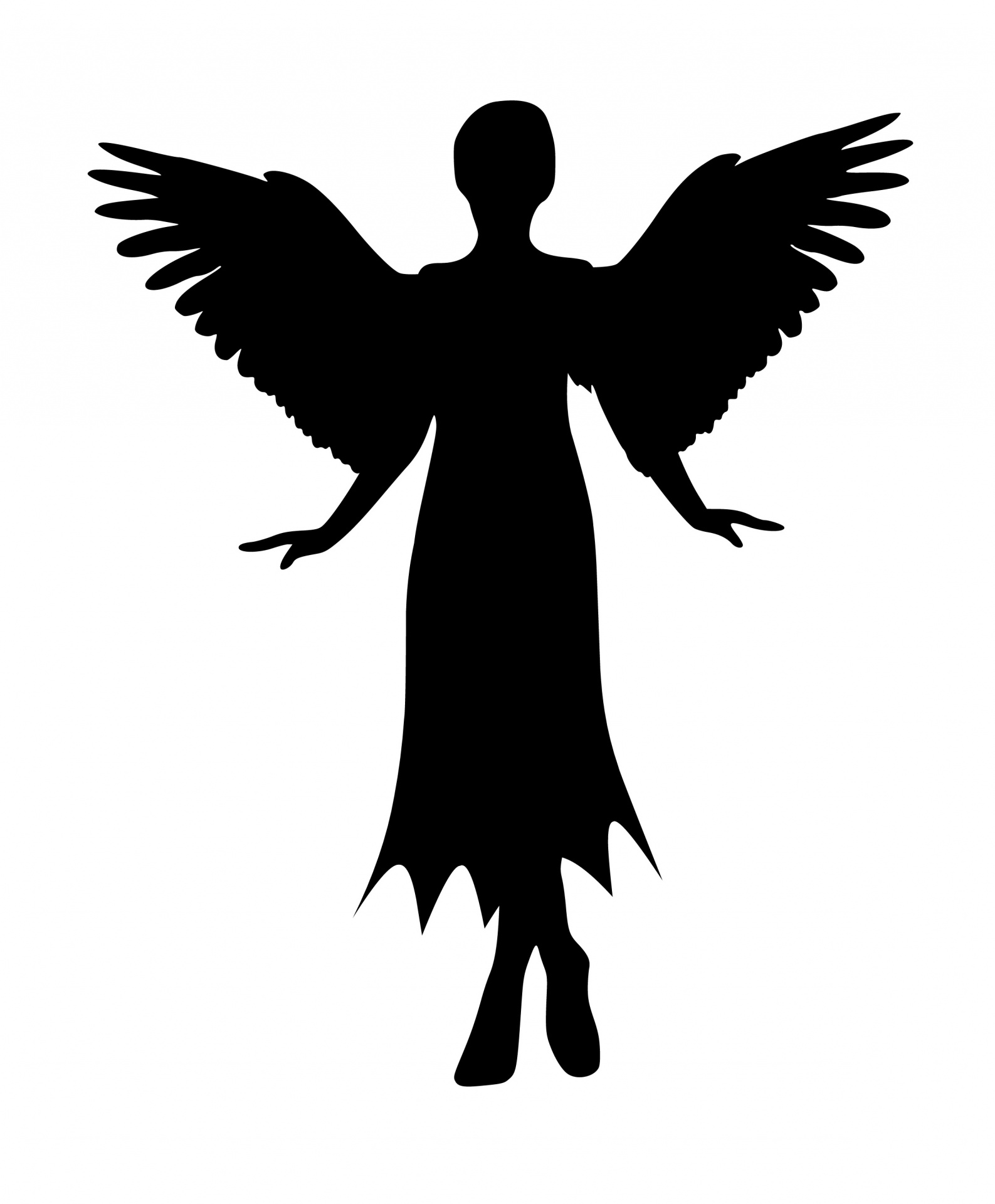 Angel Silhouette Free Stock Photo Public Domain Pictures