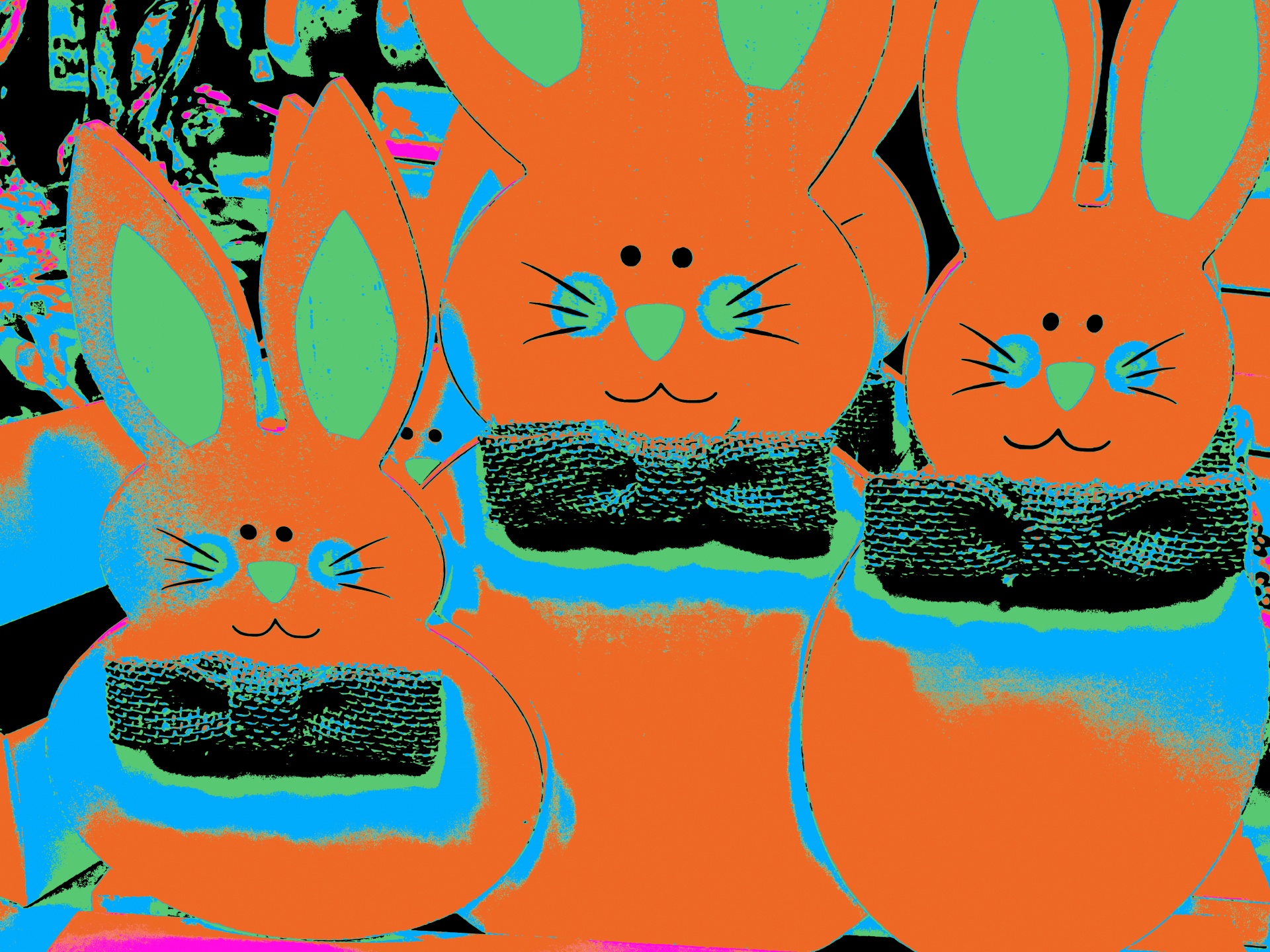 水彩插圖中的可愛兔子, 兔子剪貼畫, 兔子圖, 小兔子向量圖案素材免費下載，PNG，EPS和AI素材下載 - Pngtree