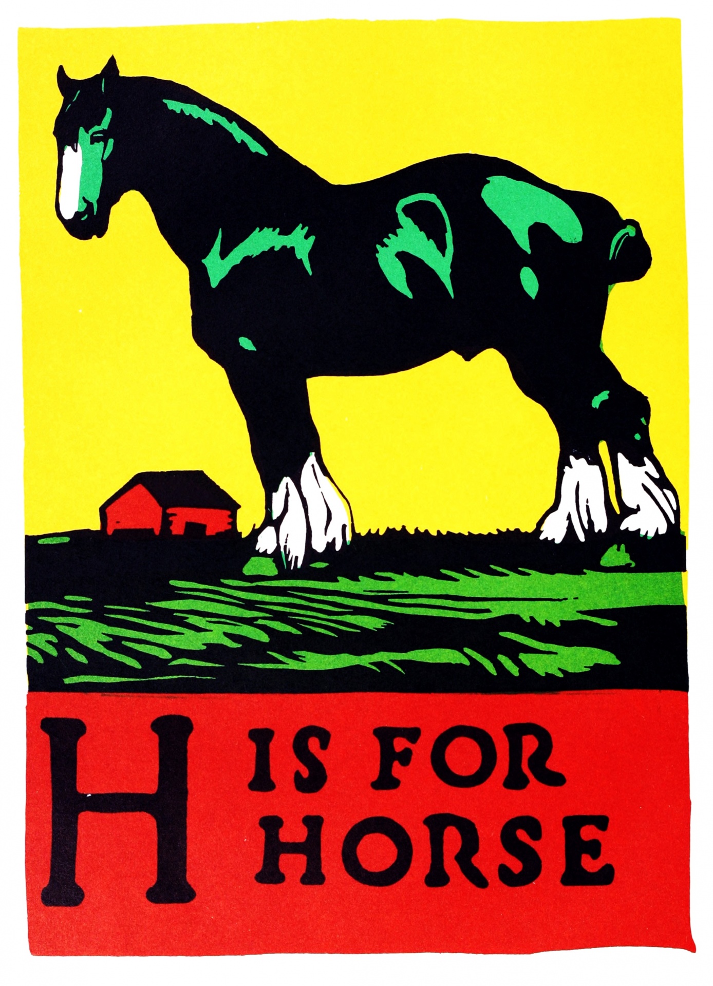 H Is For Horse ABC 1923
