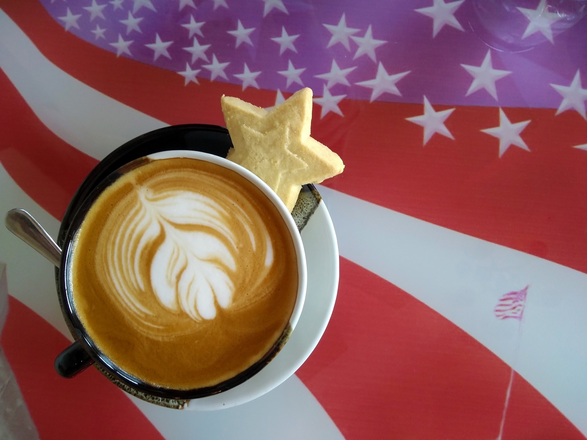 Горячий кофе США тема