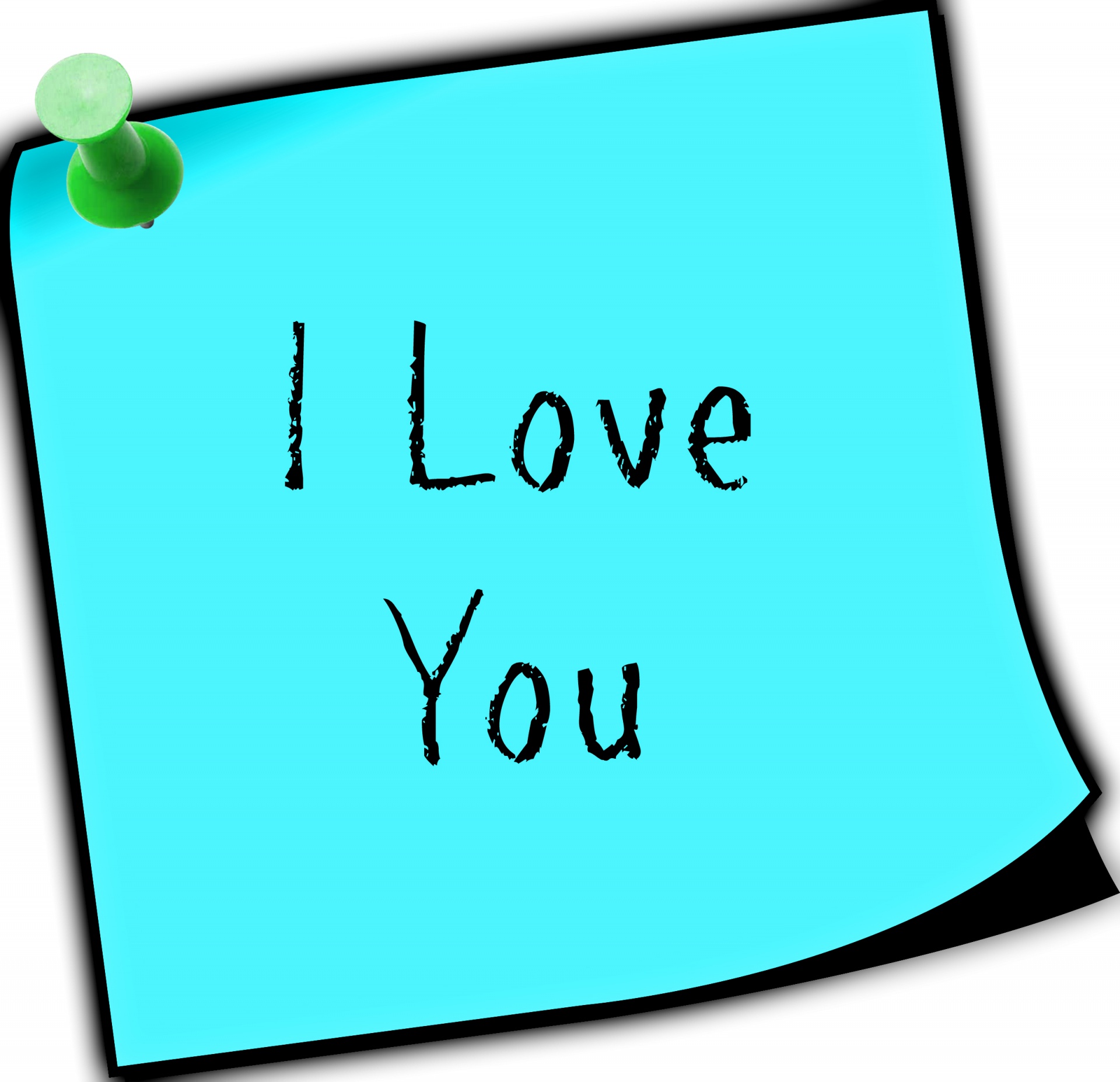 I Love You Sign And Heart Free Stock Photo - Public Domain Pictures