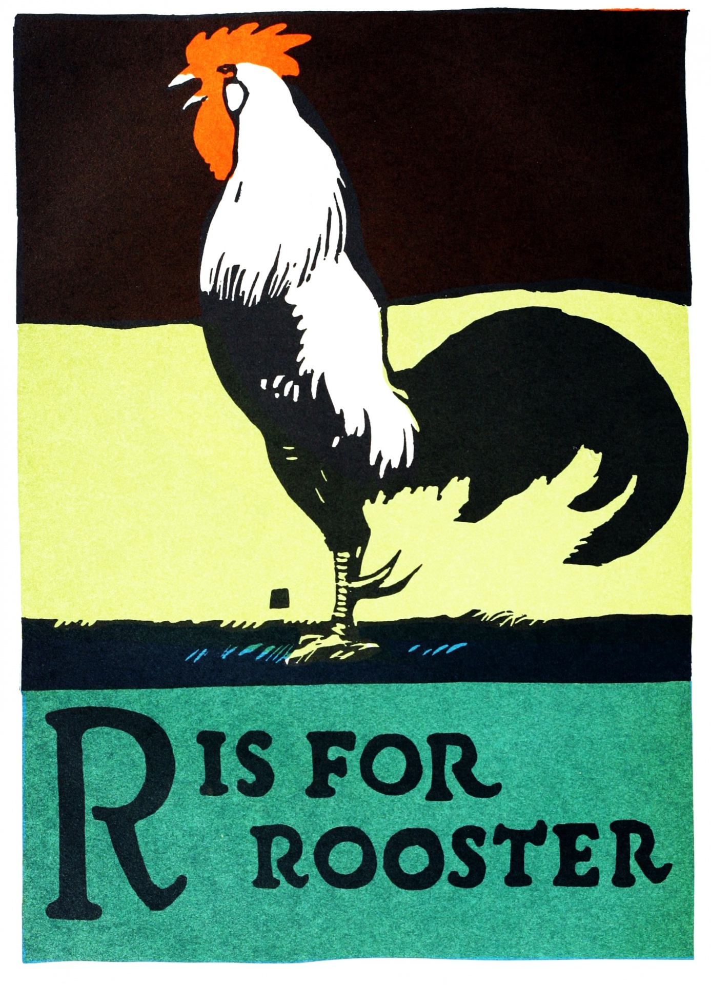 R Is For Rooster ABC 1923