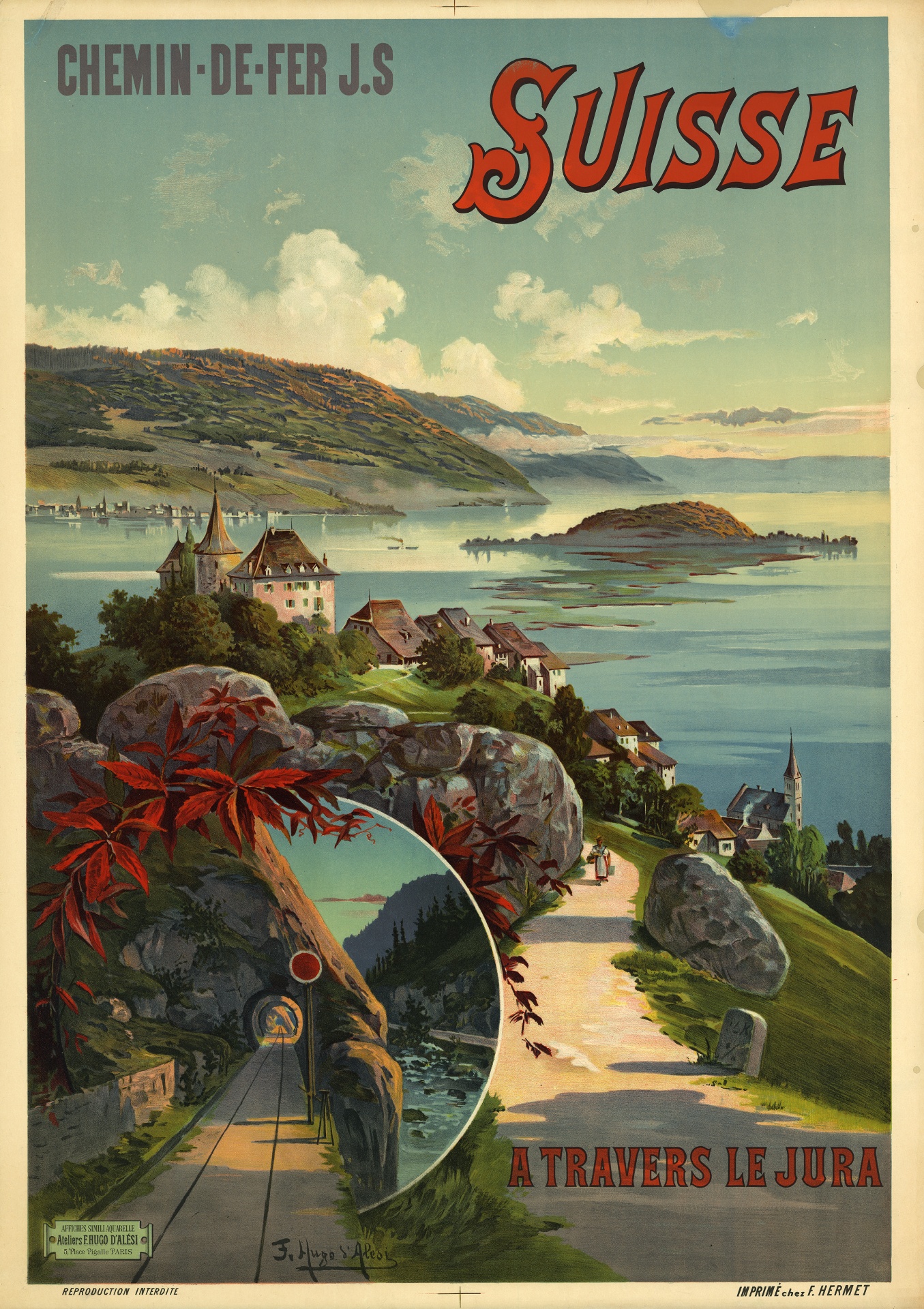 Switzerland Travel Poster Free Stock Photo - Public Domain Pictures