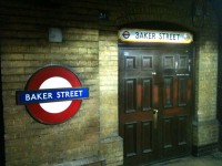 Eine Tür an der Baker Street