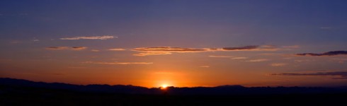 Arizona Sunrise Panorama