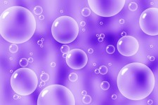 Blasen auf lila Hintergrund